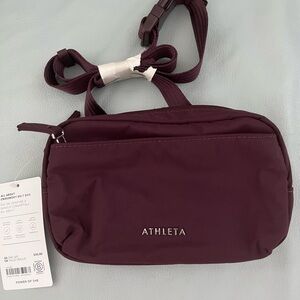 Athleta Spiced Cabernet Crossbody Bag